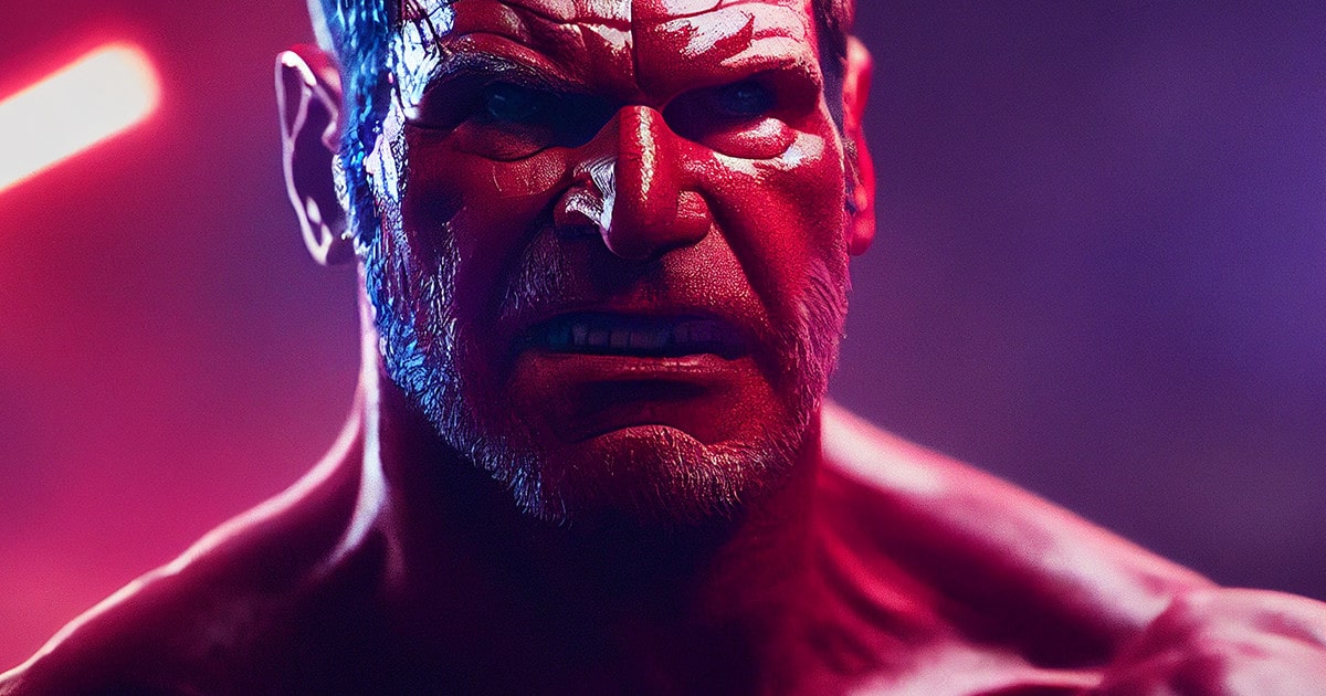 Harrison Ford As Red Hulk