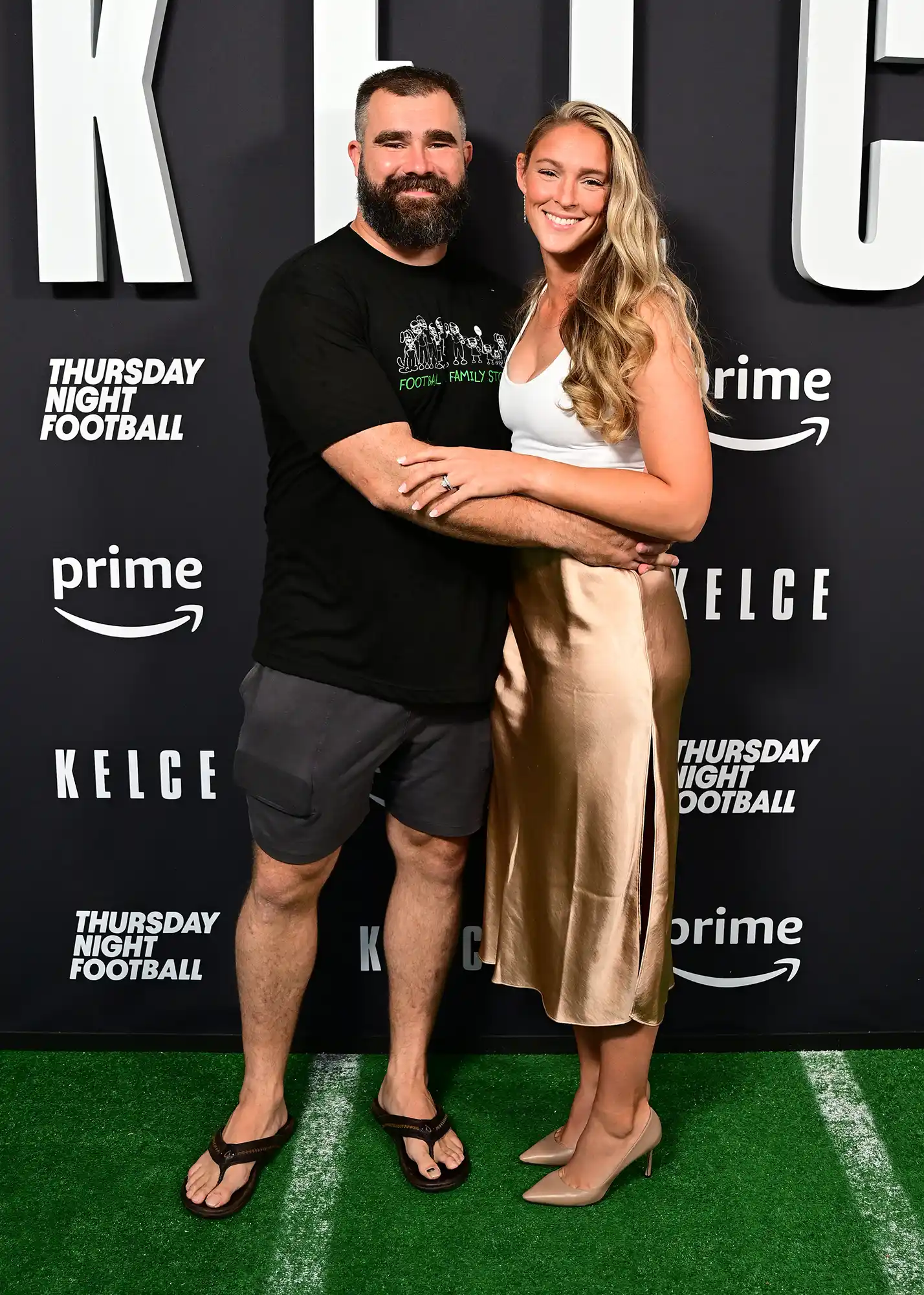 Kylie Kelce and Jason Kelce